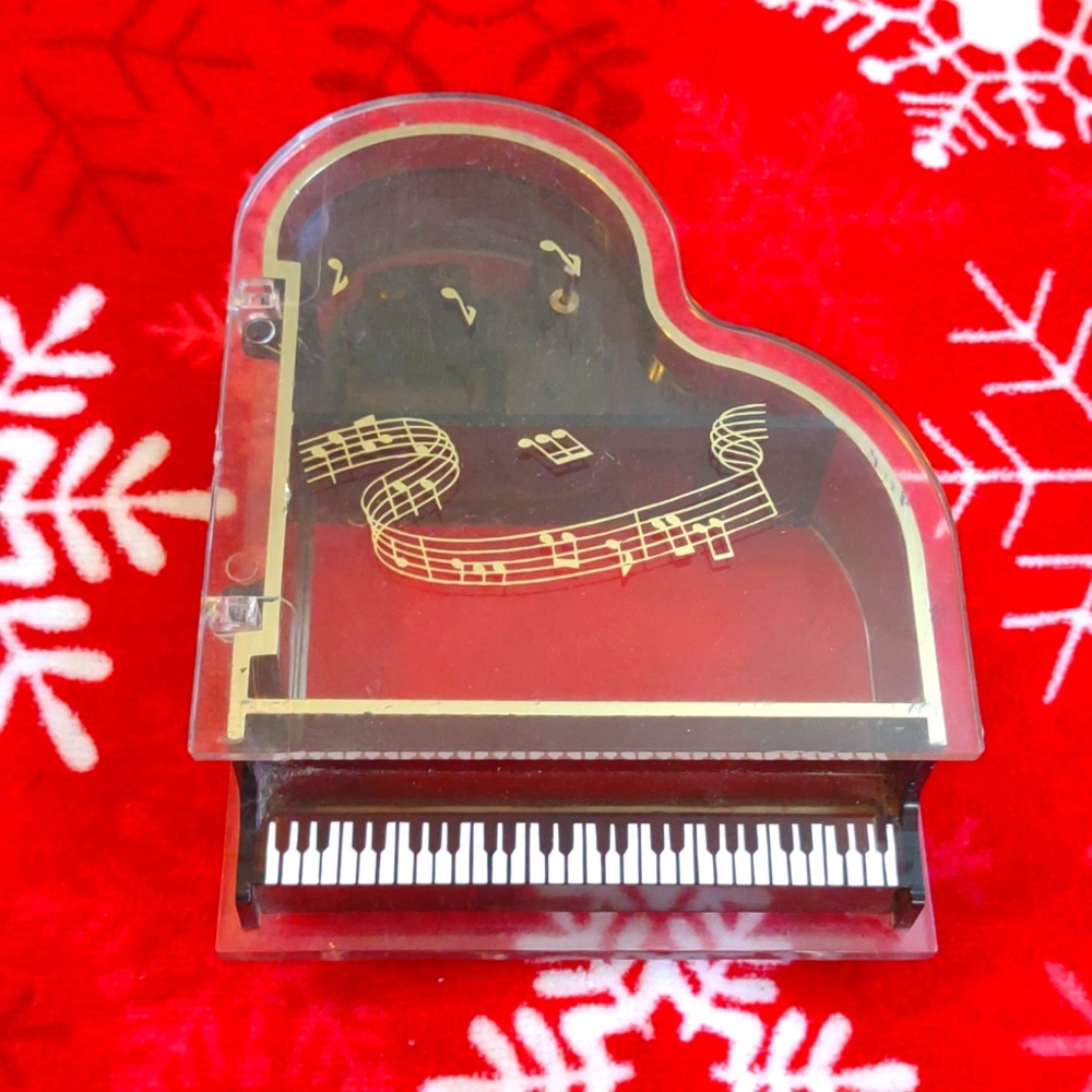 Vintage Piano Jewelry/Music Box